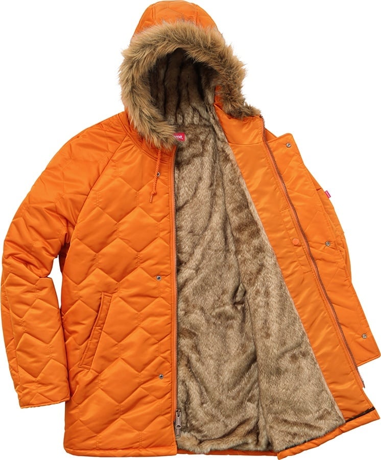 Quilted Flight Satin Parka view 3